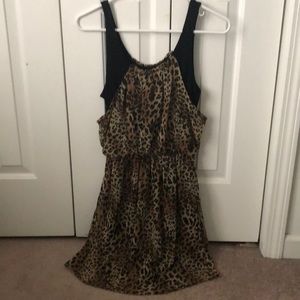 animal print mini dress by LUSH
